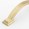 Gliderite Hardware 3 in. Center to Center Satin Gold Arched Square Cabinet Pull - 4355-SG, 10PK 4355-SG-10 - alternate 4